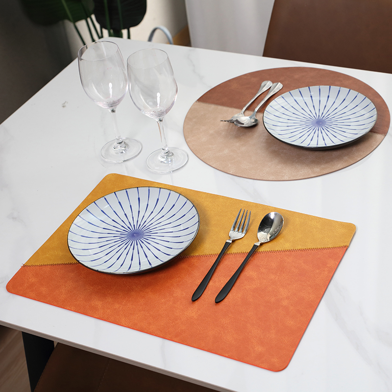 Waterproof and Heat-Resistant PVC Placemats for Home Use