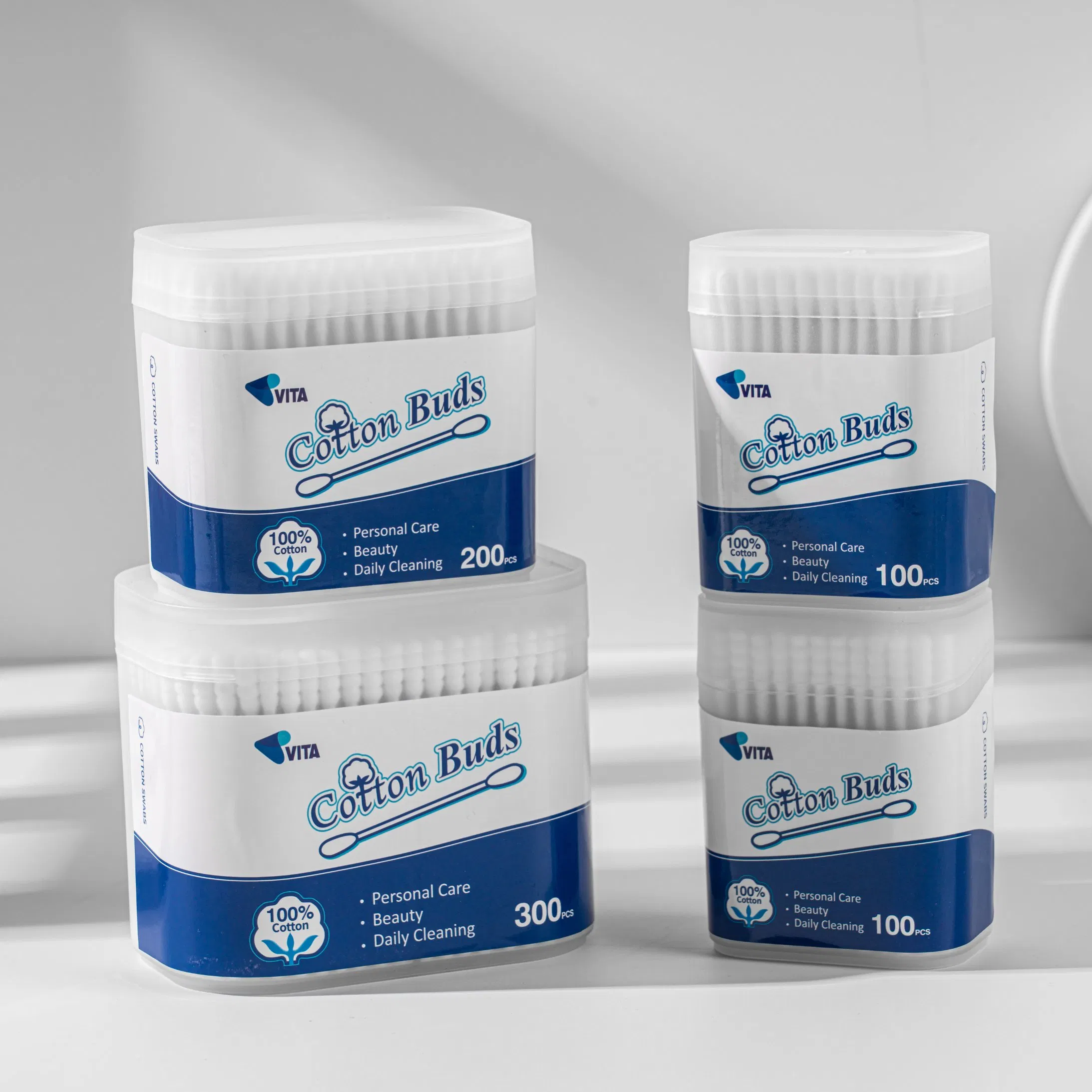 200 PCS Soft Paper Cotton Swabs for All Your Needs