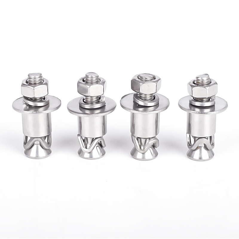 Анкер подрезной нержавеющий полированный