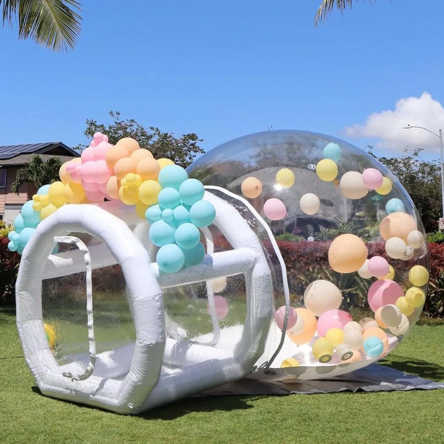 Giant Clear Inflatable Crystal Igloo Dome Bubble Tent Transparent Inflatable Balloons House