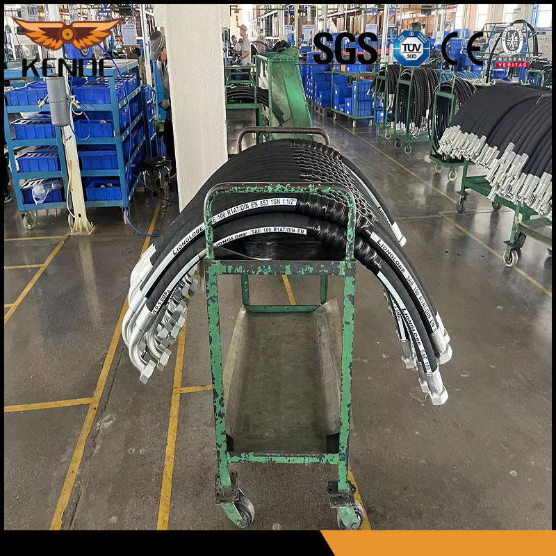 1sn 2sn 4sp 4sh Hydraulic Hose with ISO 9001 Wholesale Hydraulic Steel Hose