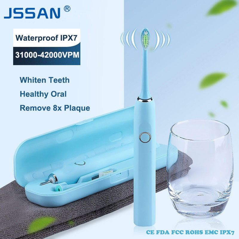 Electric Sonic Tooth Brush Kit Travel Toothbrush Electric Case D7