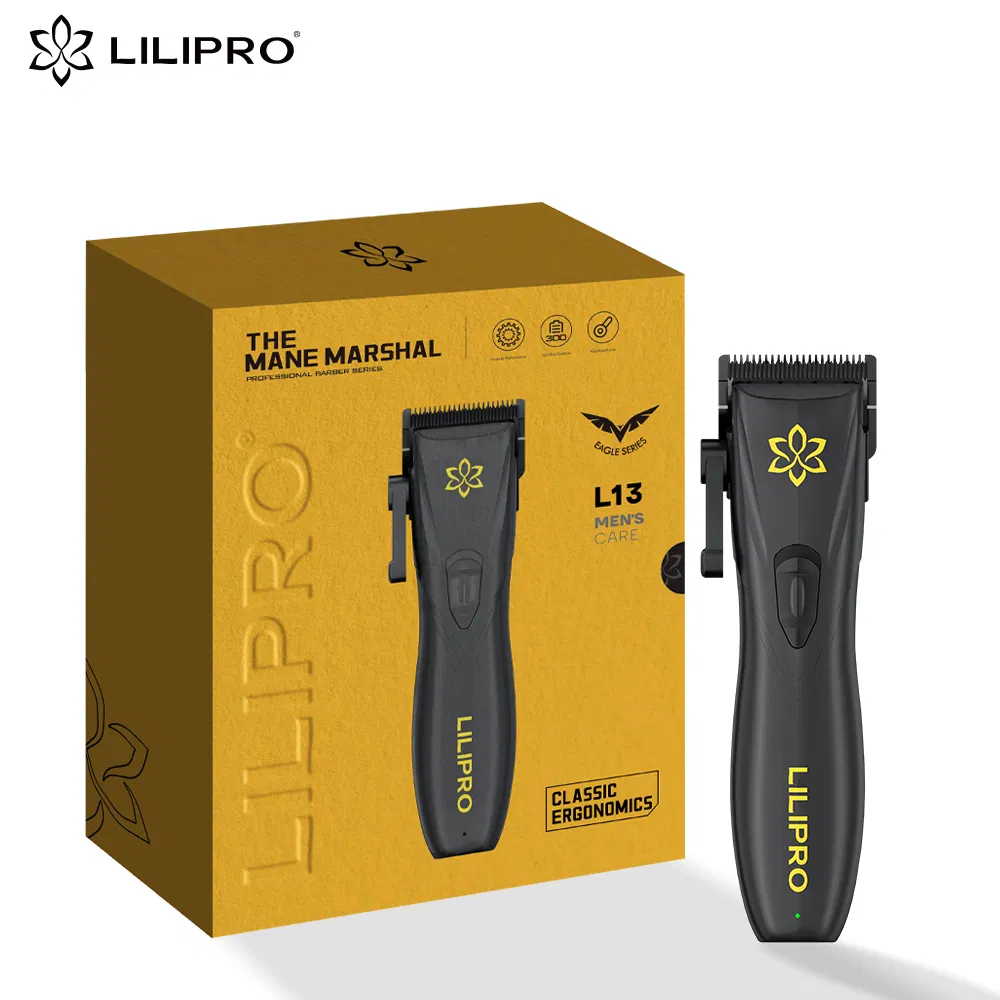 Lilipro L13 Cordless High-Torque Motor 7000 Rpm up to 300minute Run Time for Professional Barbers and Stylists Hair Clipper