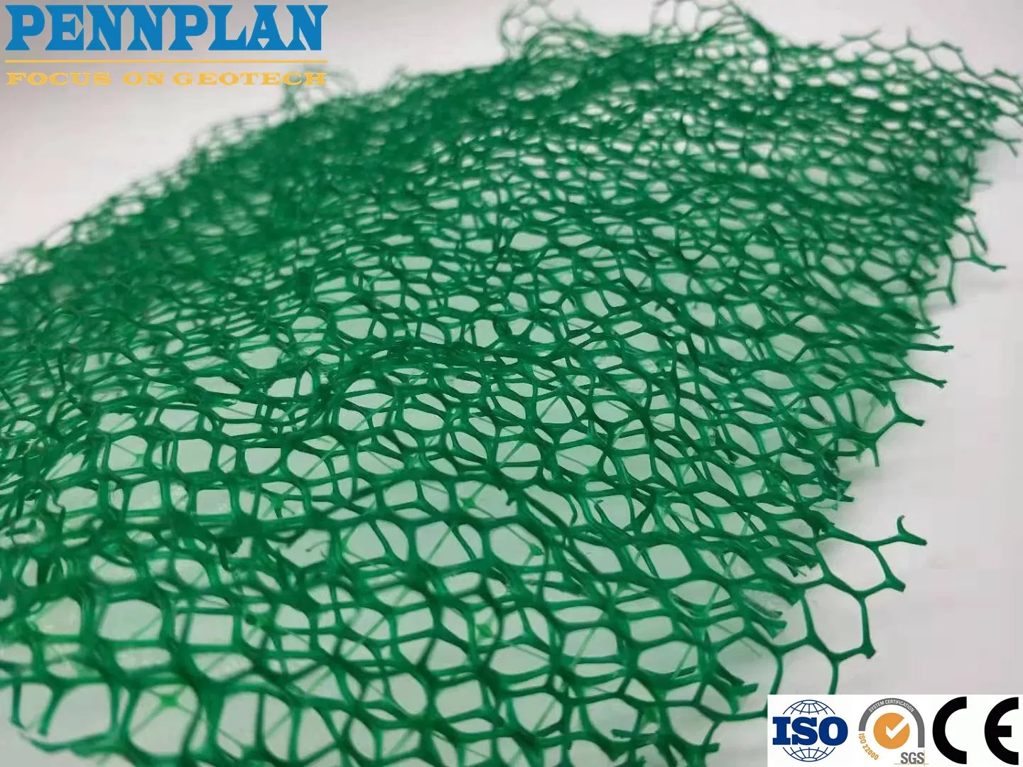 Greening Vegetation Network 3D Plastic Profiles Vegetation Geomat for Effective Erosion Control Moulding