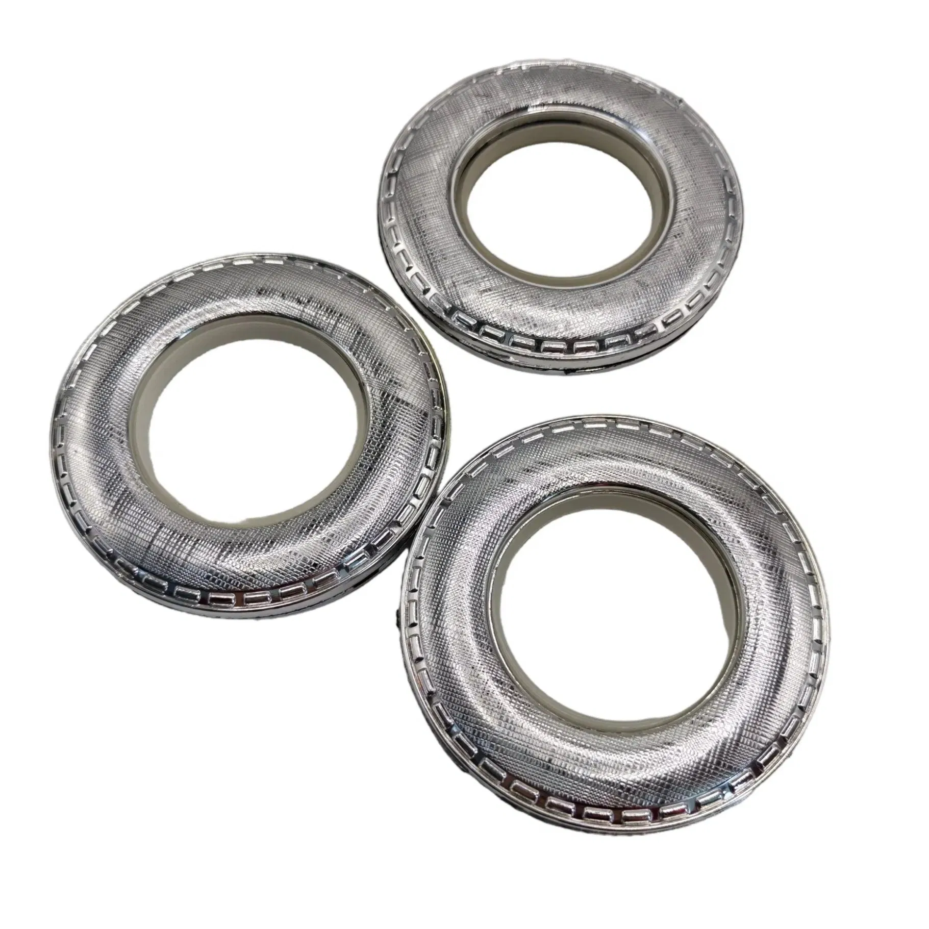 Strong Plastic Eyelet Brackets for Drapery Rod Support Roman Rod Ring