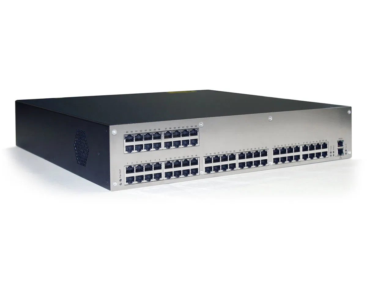 Коммутатор KVM Enterprise 8-80 портов, Catx/Fiber