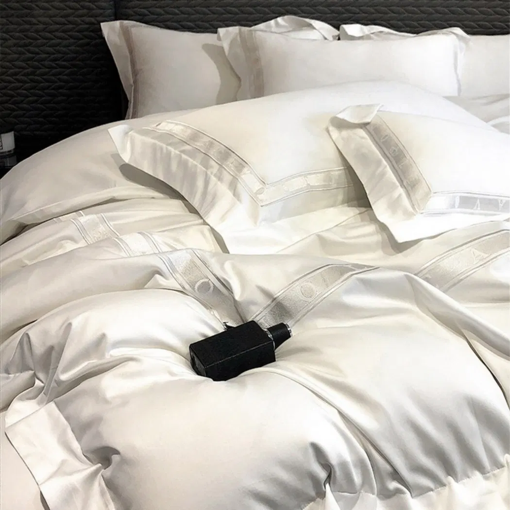 Cotton King Size Nantong Home Textile Cotton Fabric Flat Sheet Bedding Set