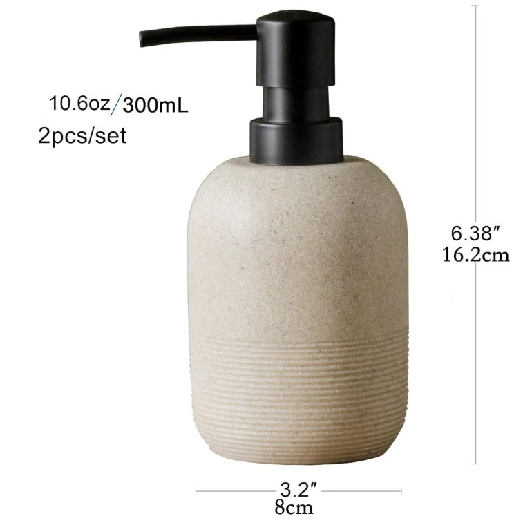 Understated Style Single Resin Dispenser Home Bathroom Accessories