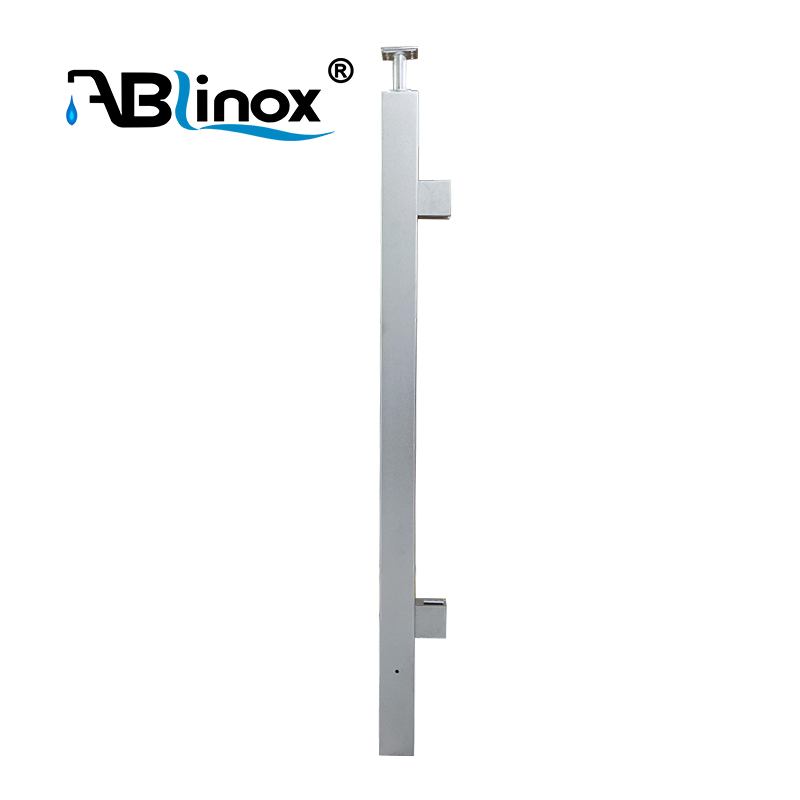 OEM/ODM 304 Stainless Steel Sandblasted Surface Staircase Handrail Balustrade