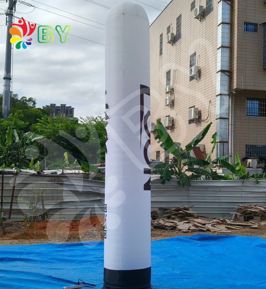 Boyan LED Lighting Inflatable Pillar with Custom Digital Printing with Rotatable Base Blower LED