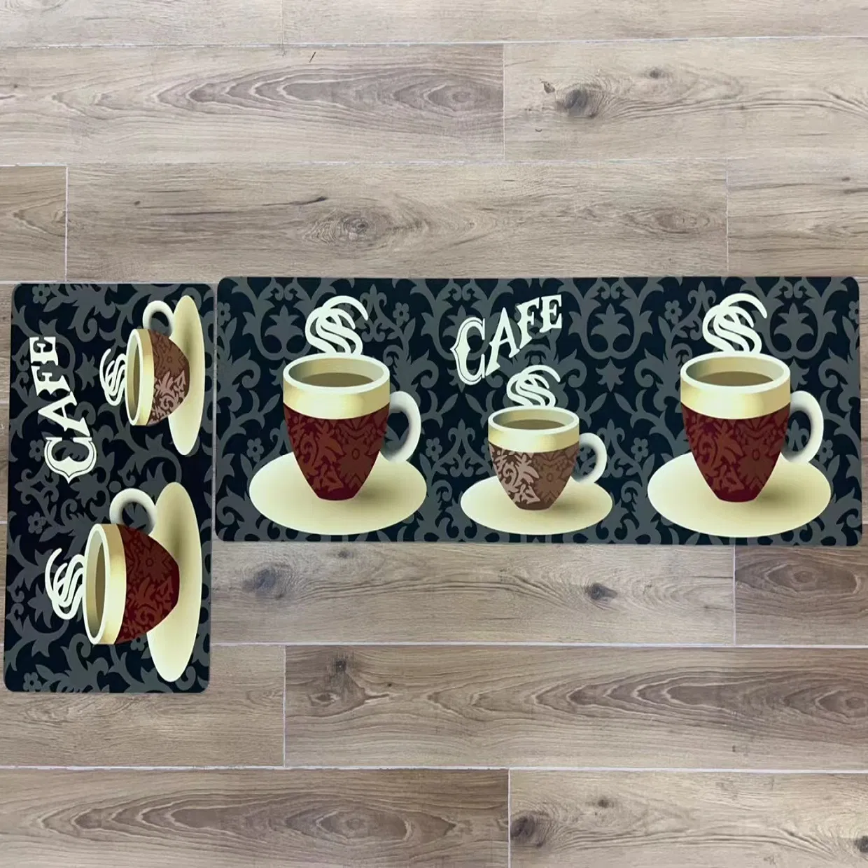 Water-Resistant PVC Printed Mats for Kitchen