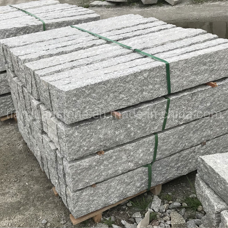 Grey Chinese Natural Granite Pavers Kerb Road Stone Curbstone Kerbstone