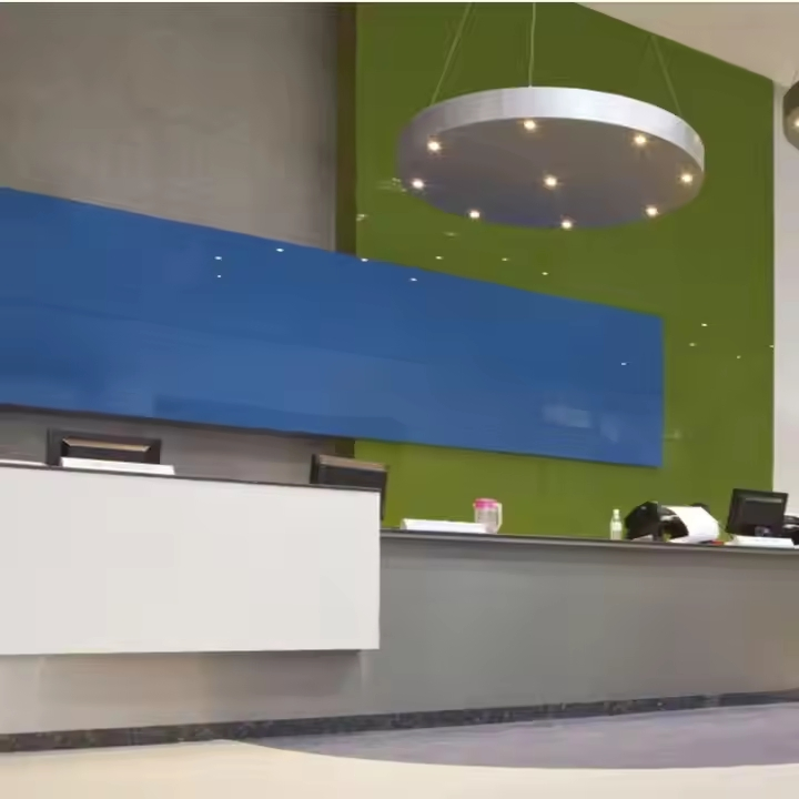 5-8mm Painted Glass: White, Black, Low Iron Options Grey Back Painted & Colorful Lacquered for Table Top Furniture Glass Sheet