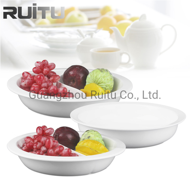 Gastronorm Ceramic Food Container Restaurant Hotel Buffet Food Warmer Chafing Dish Inserts Serving Tray Gn Food Pan