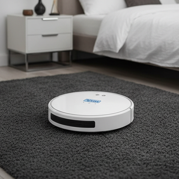 Smart Home Robot Vacuum with Efficient Automatic Charging