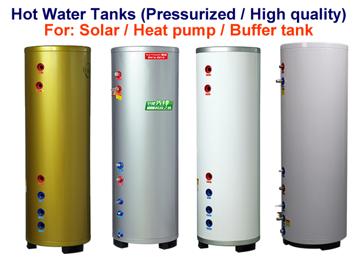 High Pressure 8 Bar 12bar Electric Hot Water Storage Tanks Buffer Tank 300L 500L for Underfloor Heating with Electric Heater