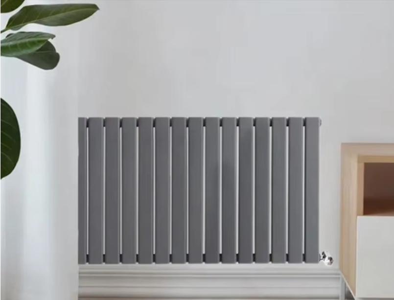 2024 Popular Item 600mm Height Black Color Flat Vertical Panel Radiator Hot Water Radiator