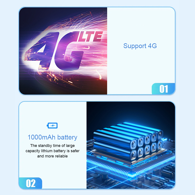 Кнопочный телефон 4G с двумя SIM-картами и мощным аккумулятором