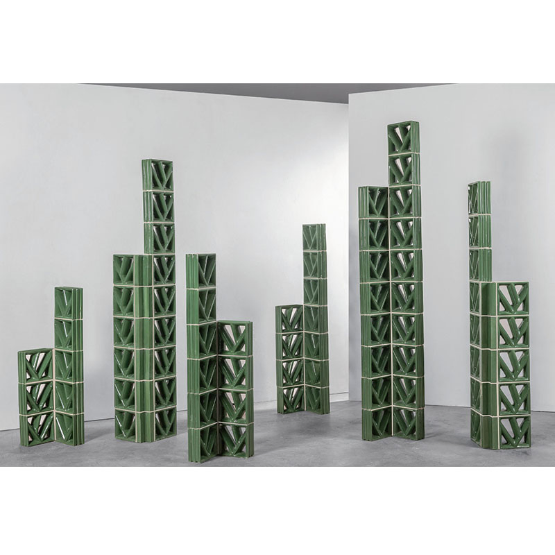 Hollow Wall Brick for Building Salon Interior Decoration Bricks Constructor 3D Partition Workstation