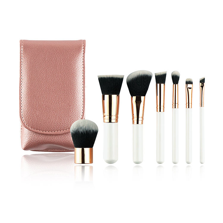Professional Travel Makeup Brush Set Private Custom Compact Foundation Concealer Brushes