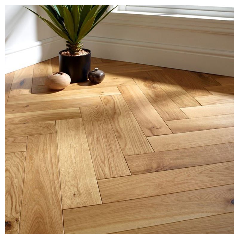 American Herringbone Solid Wood Reinforced Flooring Environmentally Friendly Wear-Resistant and Moisture-Proof Wood Flooring