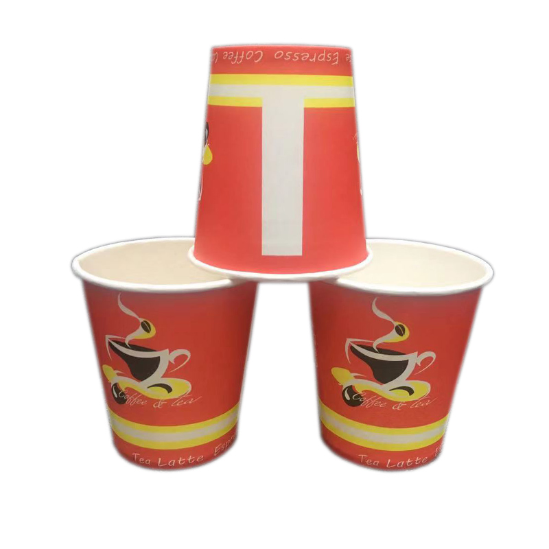 Одноразовые бумажные стаканчики 7 унций