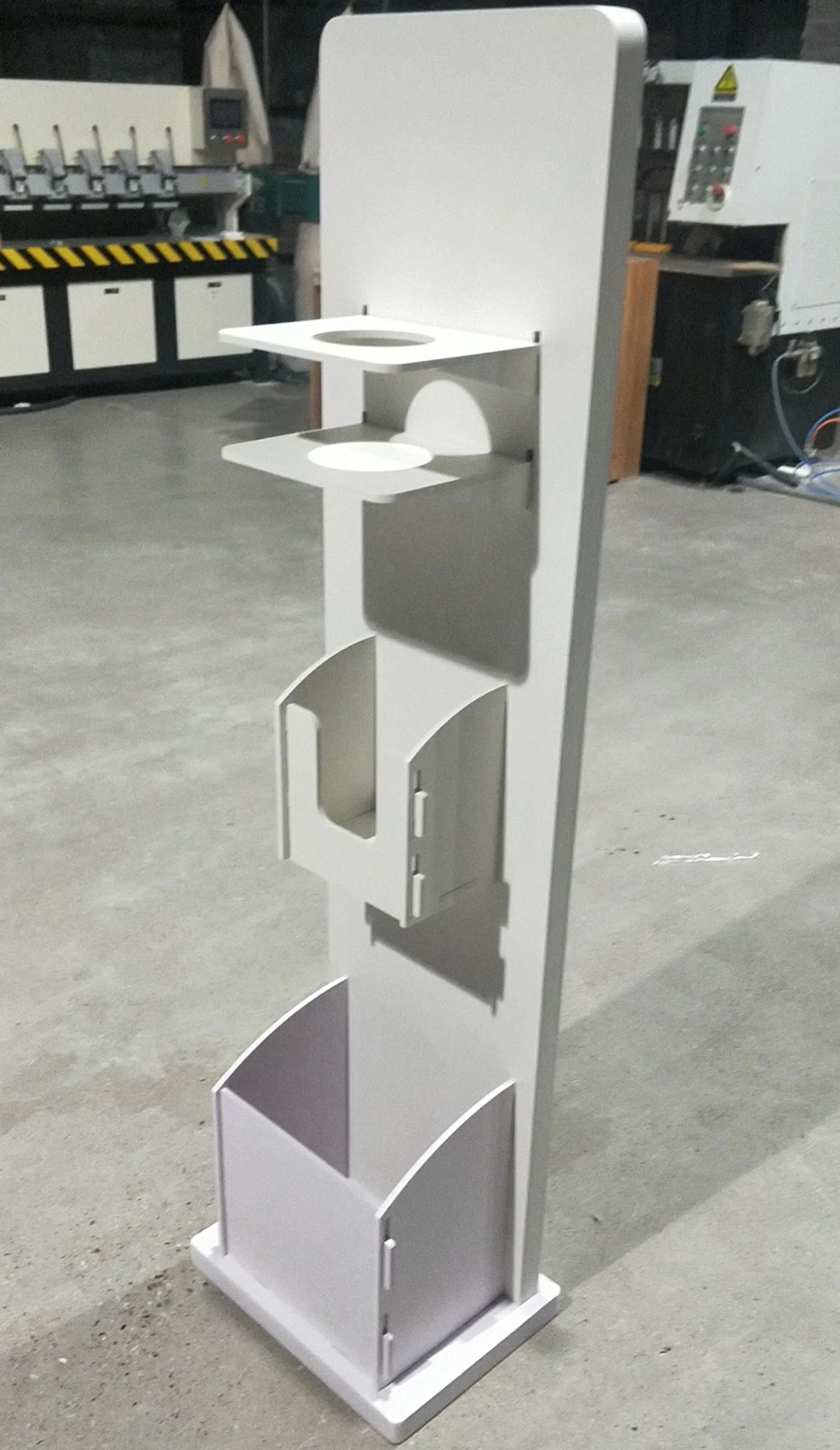 Стойка для дезинфектора с держателем салфеток и урной