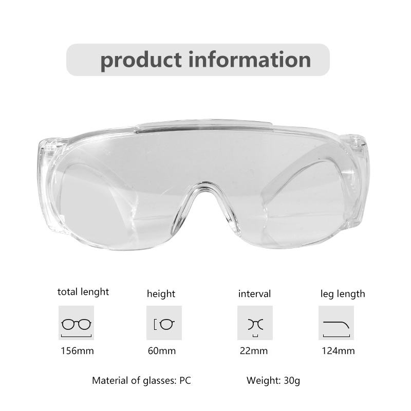HD Transparent Windproof Goggles Safety Goggles Glasses