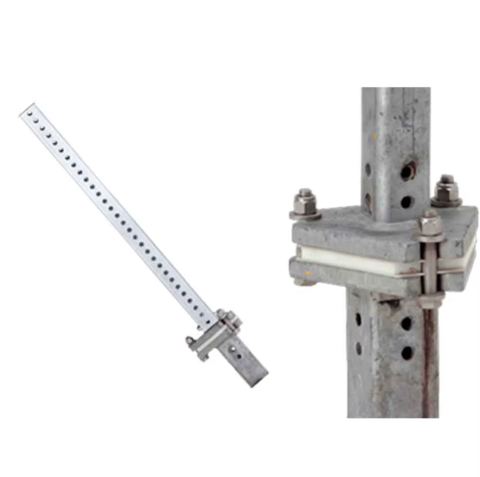 2.0mm 2.5mm Telescopic Galvanized Perforated Steel Pipe Square Traffic Sign Post, 6-Foot Safety Sign Post