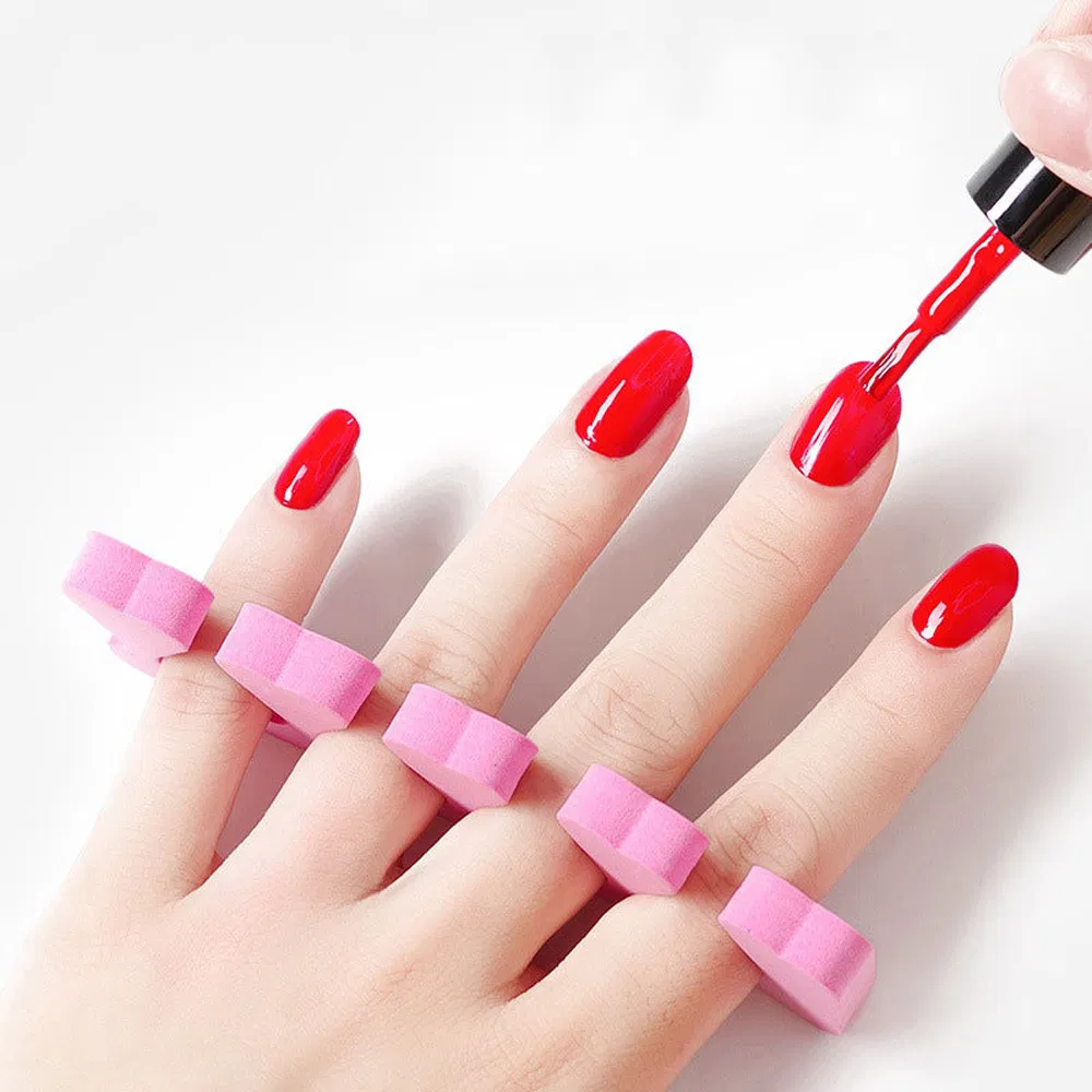 Disposable Toe Separator Art Toe Finger Stretcher Nail Polish Divide EVA Foam Toe Separator