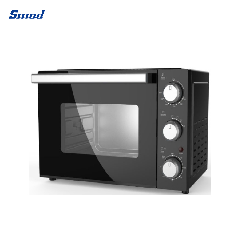 Double Glass Door High Temperature Grill Cook 30L Oven