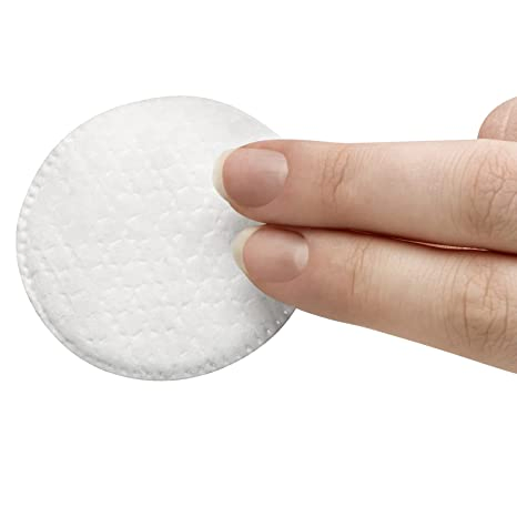 Organic Cotton Rounds (300 Count) Makeup Remover Pads, Lint-Free, 100% Pure Cotton