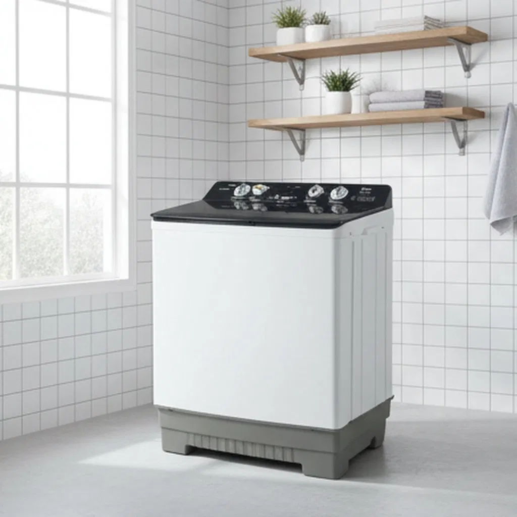High-Capacity 19kg Twin Tub Washing Machine for Efficient Laundry