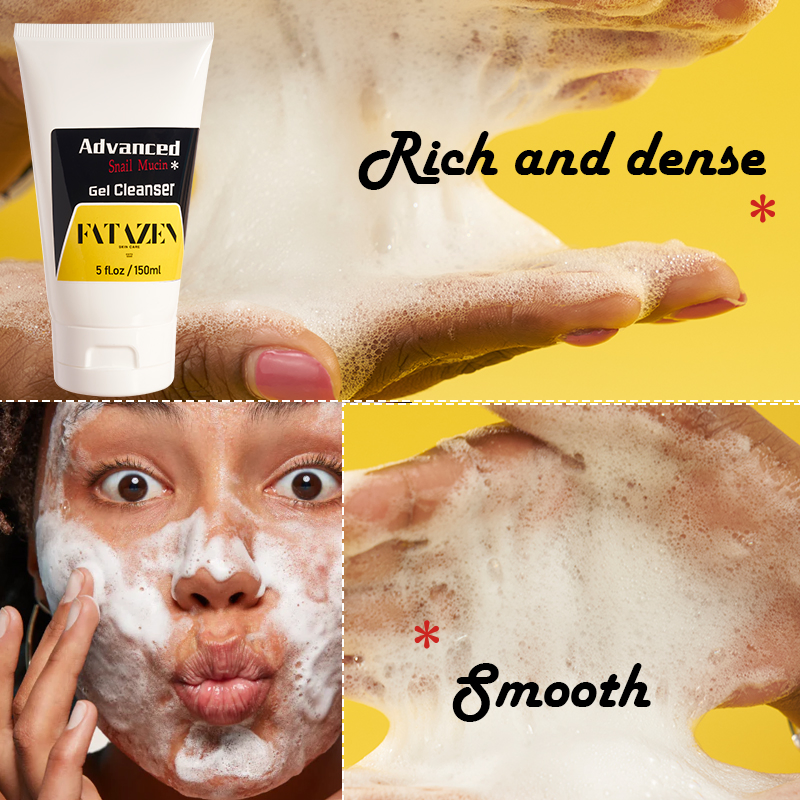 Deep Cleansing Moisturizing Anti Acne Treatment Smoothing Foaming Snail Facial Cleanser