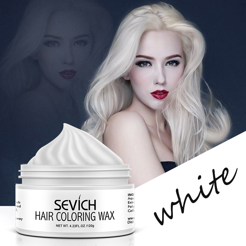 Private Label Strong Hold Temporary Hair Color Dye Private Label Hair Styling Color Wax Clay Cream