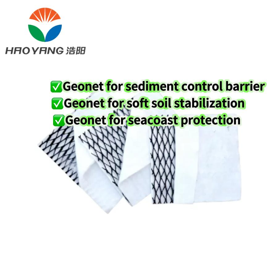 6m Width, 3D Composite Drainage Geonet in Landfill Network