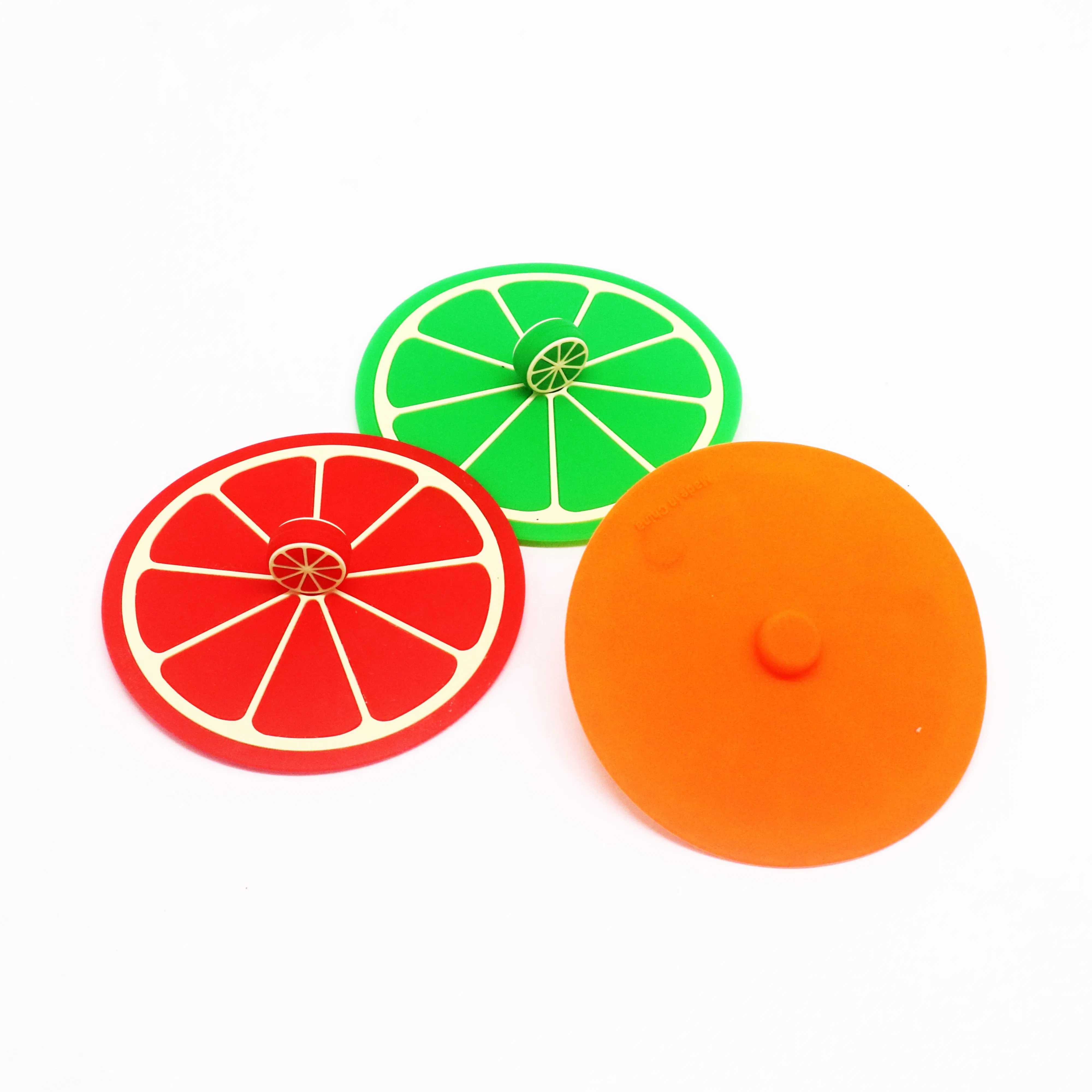 4 Inch Colourful Silicone Coffee and Tea Cup Cover Lids