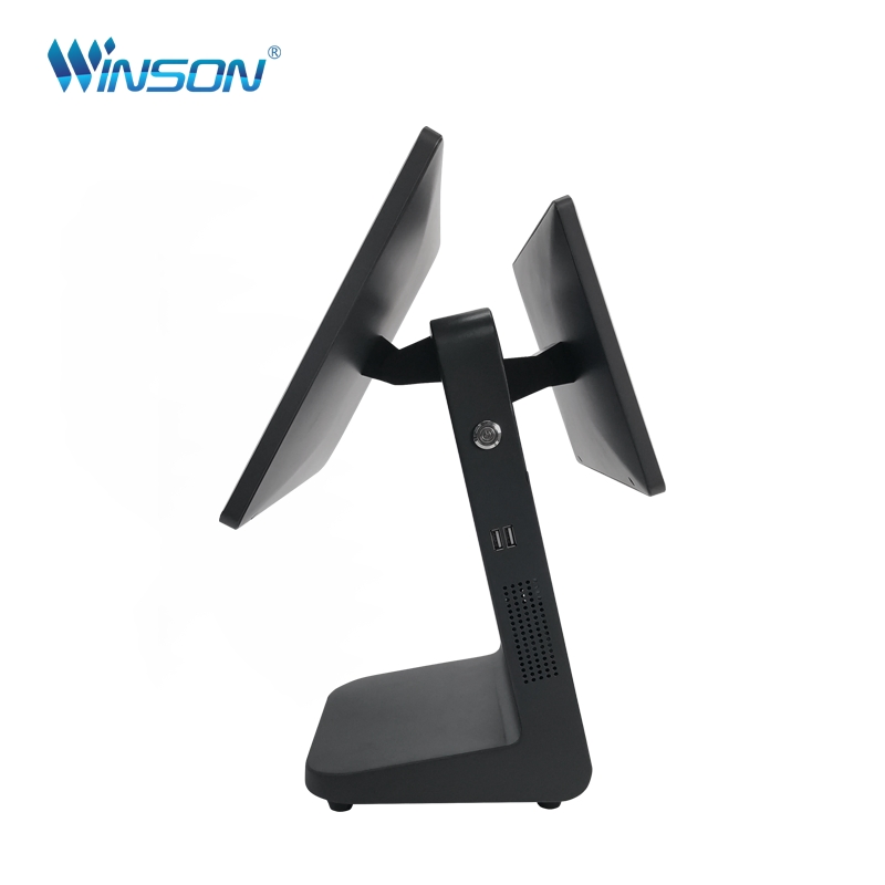 Desktop Core I5 PC Terminal POS Android All in One Touch Screen POS 15.6 Inches Cash Register Machine System