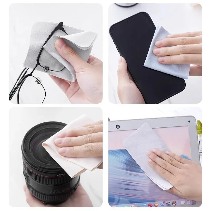 Wholesale Manufacturers Bulk Custom Sublimation Printing Eyeglass Cleaning Cloth Absorbent Branded Microfiber Lens Cleaning Fabric Cloth in Roll