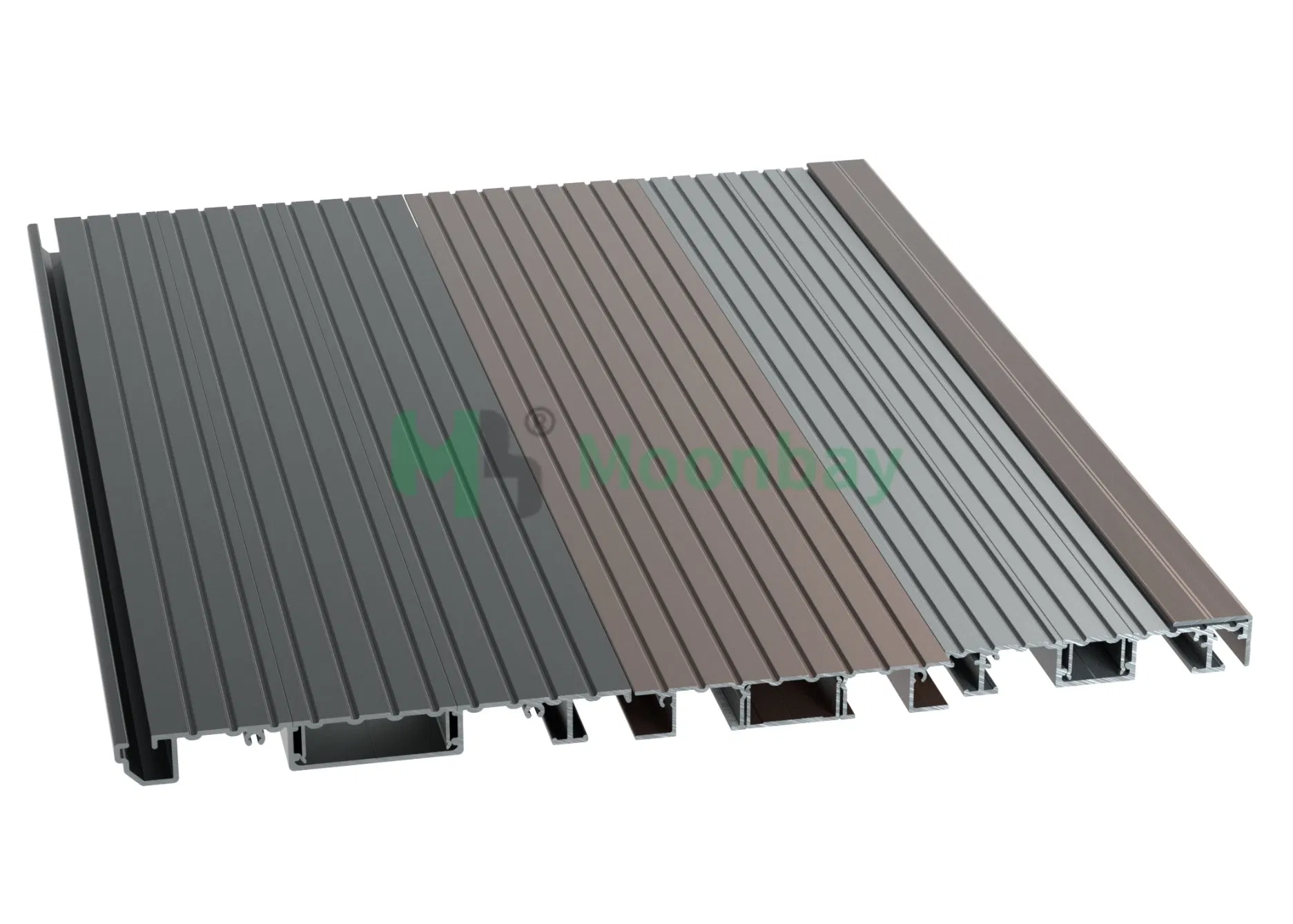Aluminum Profiles Wood Grain Printed Aluminum Profiles