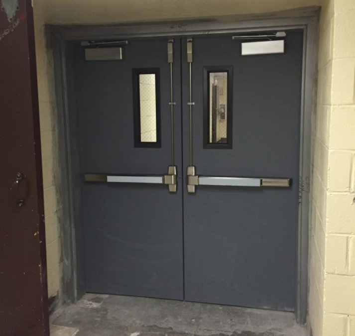 Emergency Fireproof Glass Doors, Glass Door Fire Rated, Fire Rated Steel Door with Glass Insert