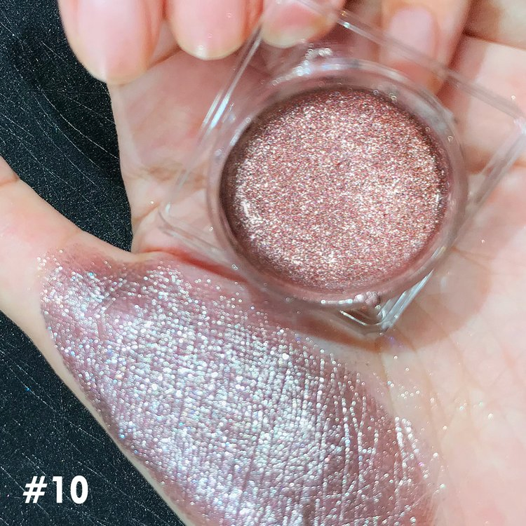 16 Colors Eye Shadow Gel Highly Pigmented Sparkling Glitter Diamond Metallic Wet Eyeshadow