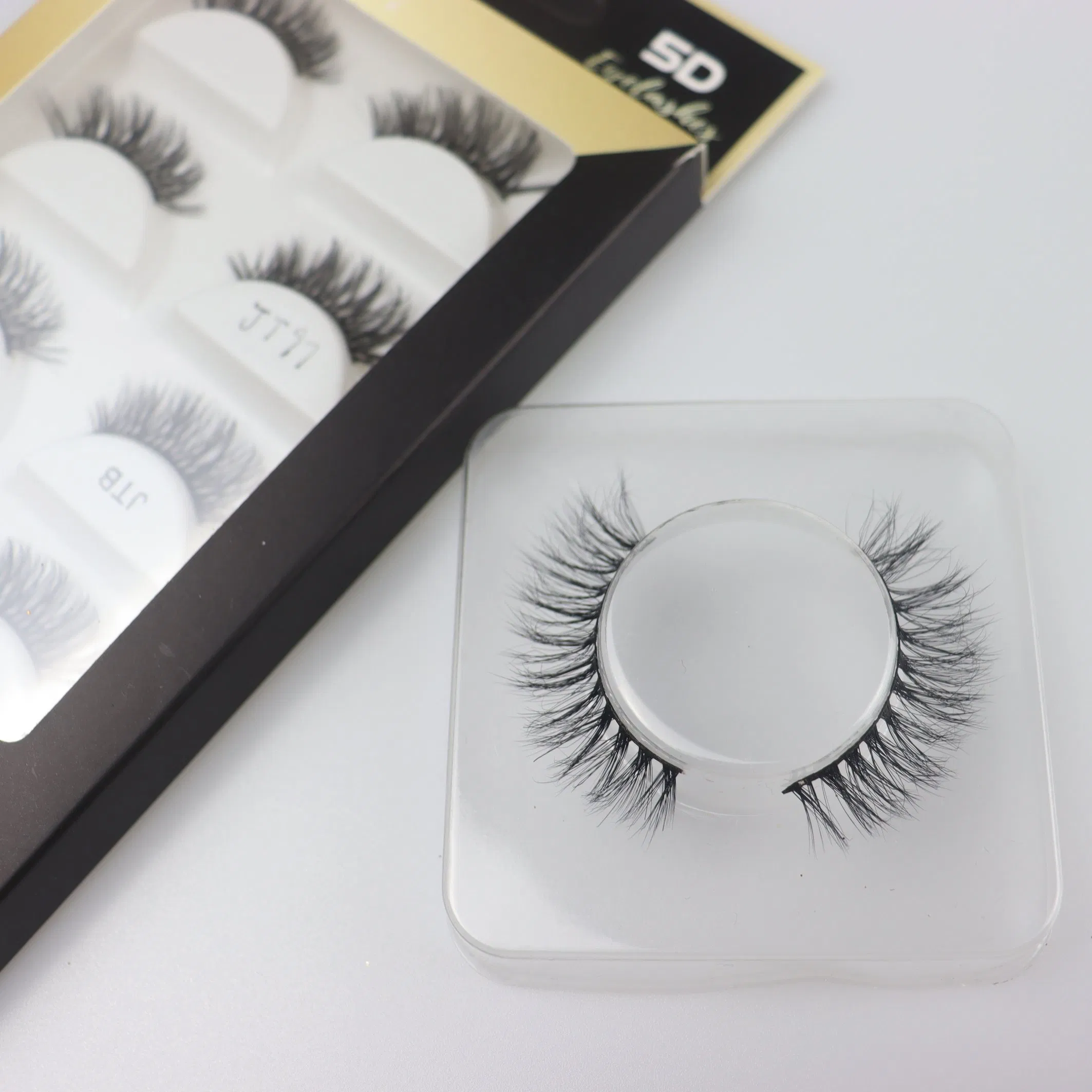 Daily Jintong Carton Box or Customized Private Label Natural Thick Eyelash