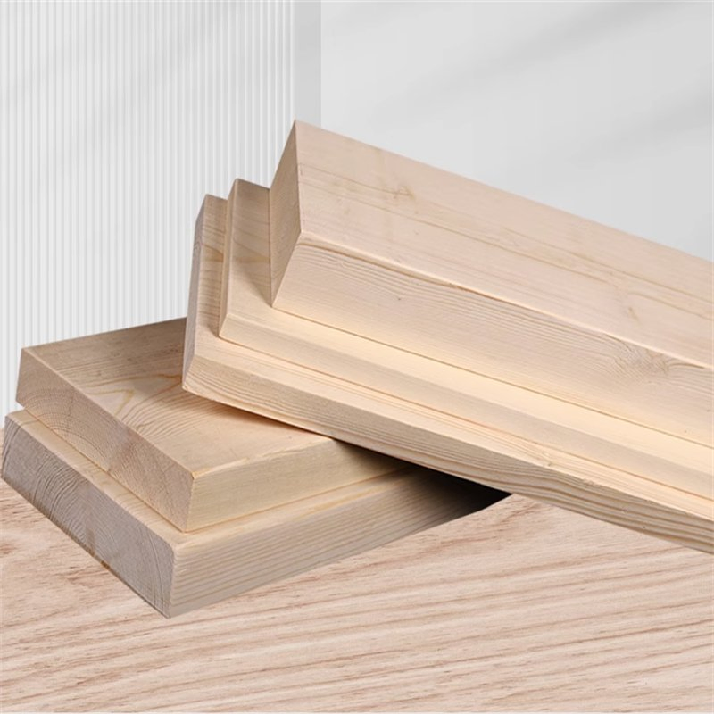 Chinese Factory Price Solid Pine Wood Board Lumber Timber for Building Material