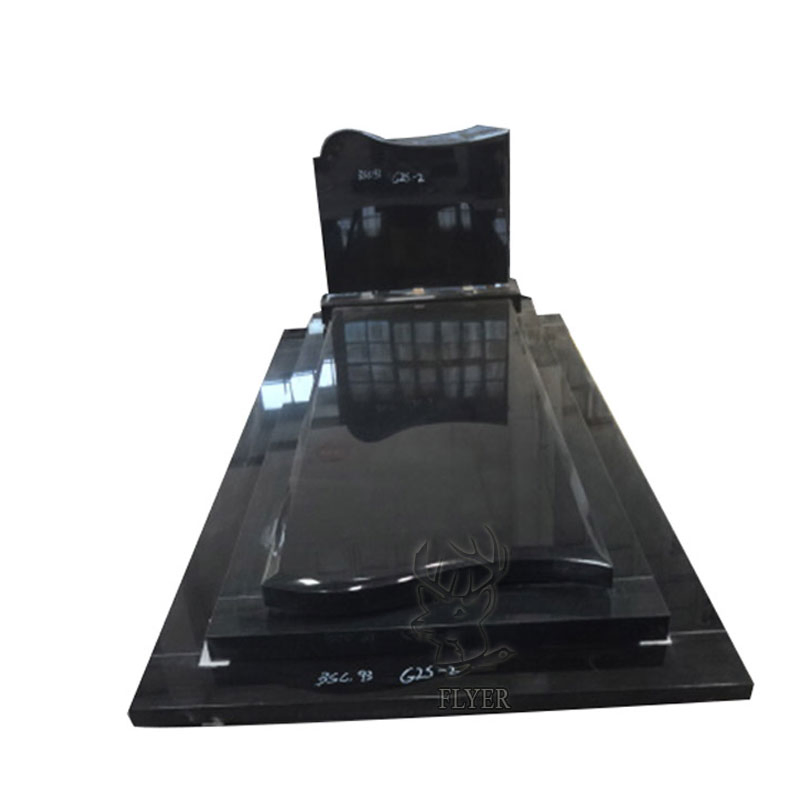 Poland Polish Style Black Grave Stones Granite Tombstones and Monuments