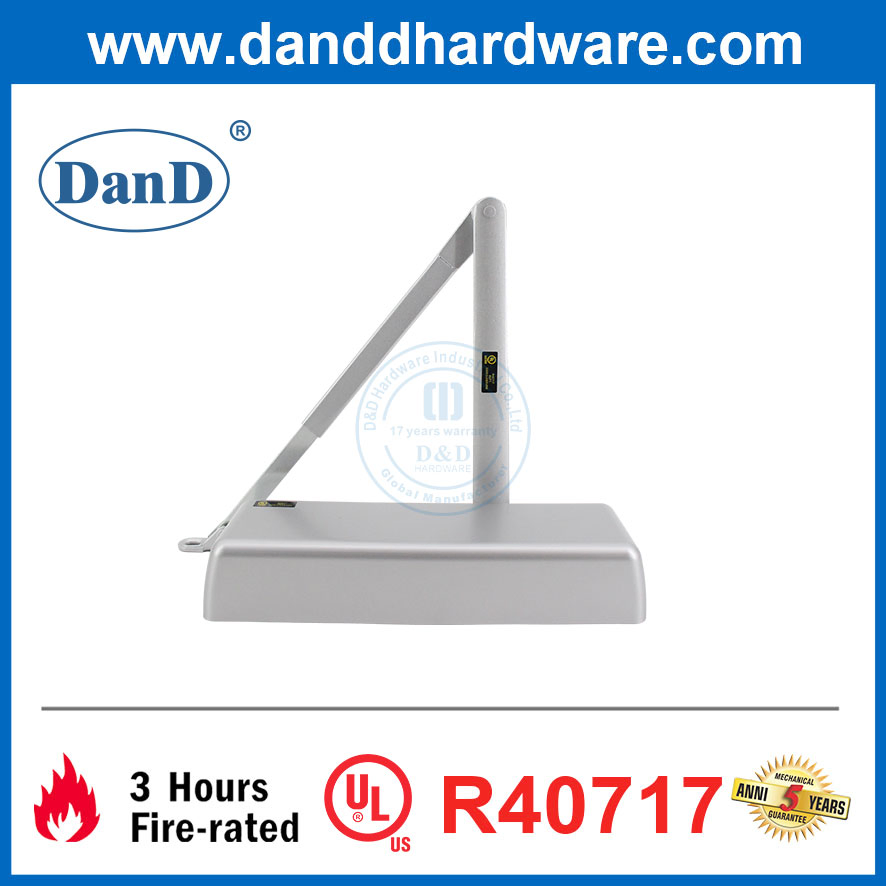 Medium Duty Door Hardware Aluminum UL Fireproof Hydraulic Hospital Door Closer