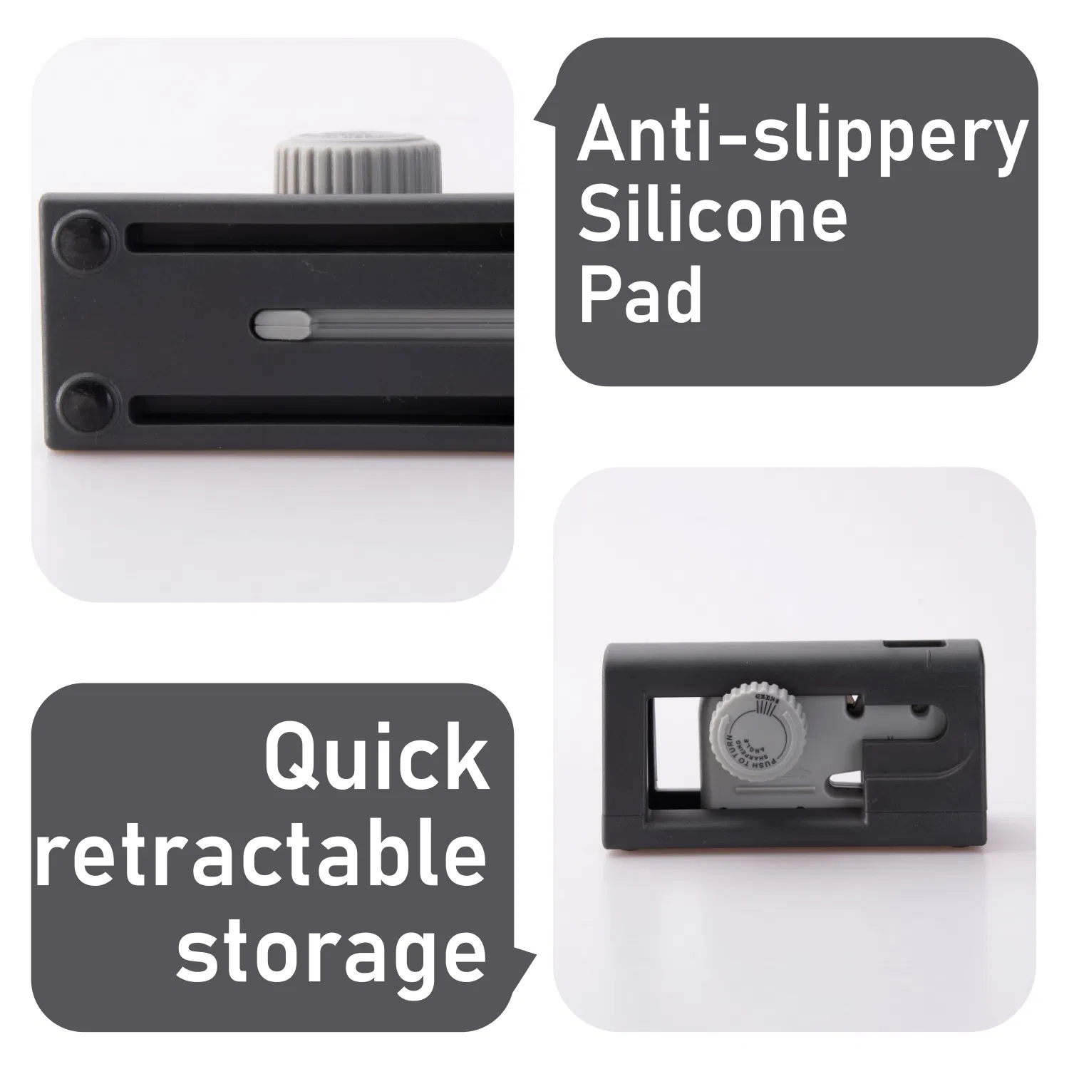 Retractable Knife Sharpener 18-42 Degree Coarse Fine Scissor Non-Slip Pocket-Tool