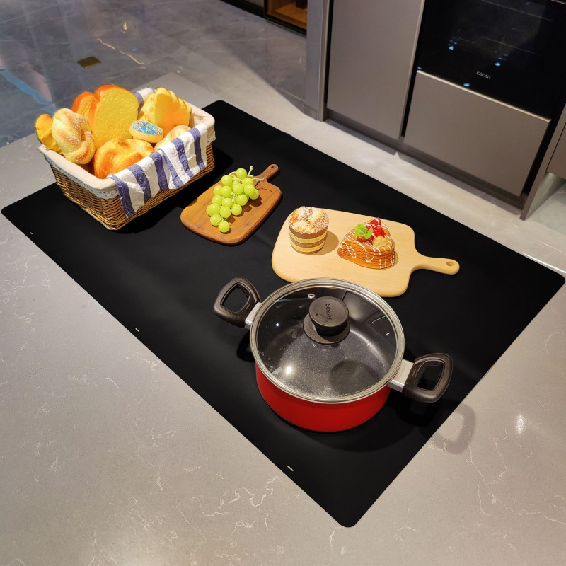 Silicone Stove Cover Heat-Resistant Cooktop Protector for Electric Stove Glass Top
