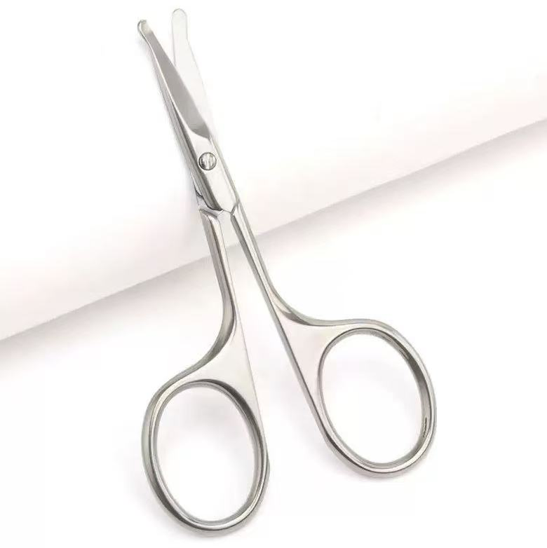Factory Stock Stainless Steel Nail Tip Four Sides Eyebrow Trimming Beauty Clippers