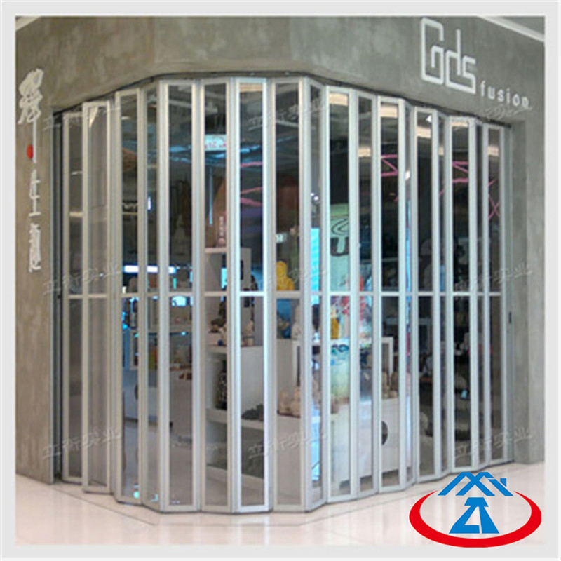 Heat Preservation Transparent Polycarbonate Folding Door
